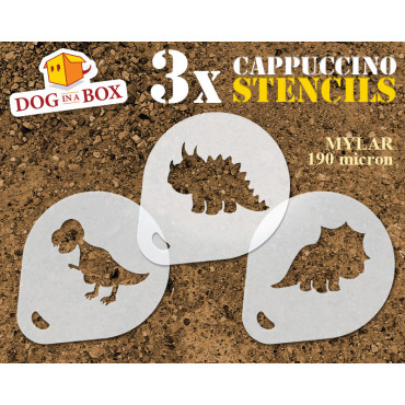 Dinosaurs stencils n.3 (set...