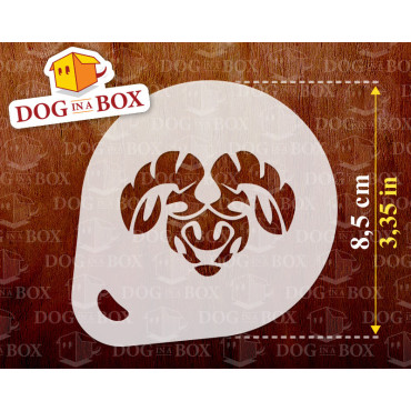 Zodiac Signs stencils n.3 (set of 12) - Cookie and Cappuccino cocoa powder horoscope stencils