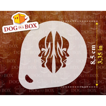 Stencil Segni dello Zodiaco n. 3 (set di 12) - Stencil oroscopo per decorazioni di cappuccino, biscotti o pareti