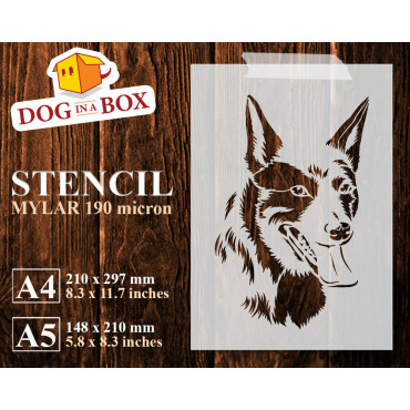 Pochoir pour chien n.16 -...