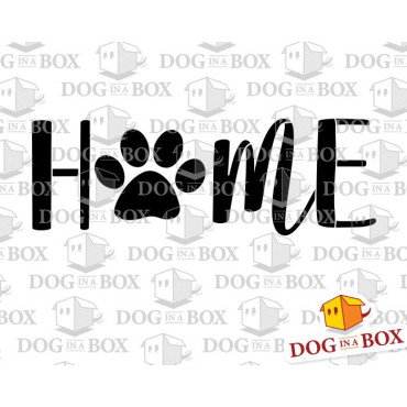 Home pawprint stencil - Dog stencil to paint on walls, wood and fabrics. Reusable DIY stencil for wood signs.