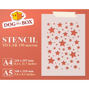 Stars stencil n.2 -...
