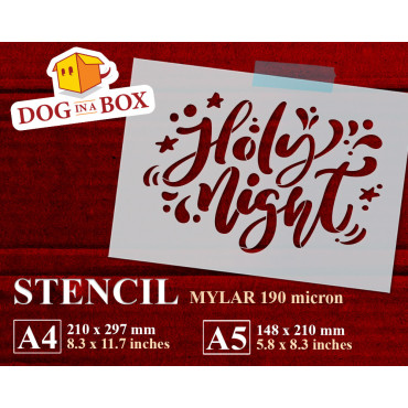 Holy Night Schablone n.1 -...