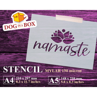 Stencil Namaste n. 1 -...