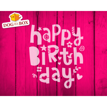 Happy Birthday cake stencil - Funny n.4 - Party cake decor stencil