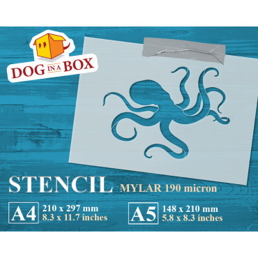 Octopus-Schablone -...
