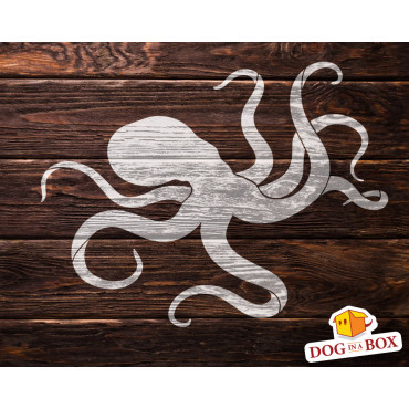 Octopus stencil - Reusable sea animal stencil for wood signs, wall decor and fabric
