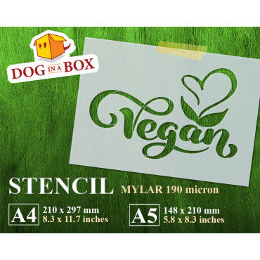 Vegane Schablone -...