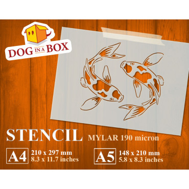 Koi Schablone n.1 -...