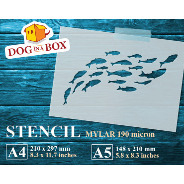 Pochoir de poisson n.8 -...