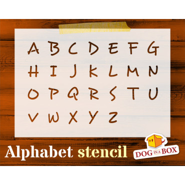 Stencil Alfabeto n.2 -...