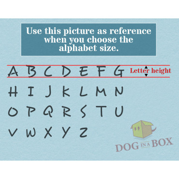 Alphabet stencil n.2 - Uppercase letters stencil. Font stencil for wood signs, wedding stencils or custom words.