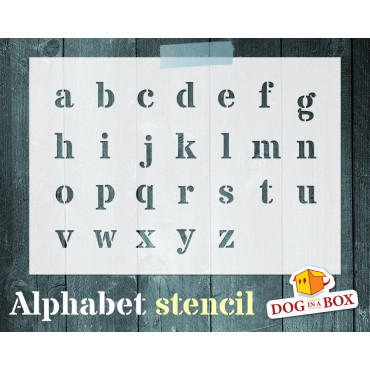 Alphabet stencil n.4 -...