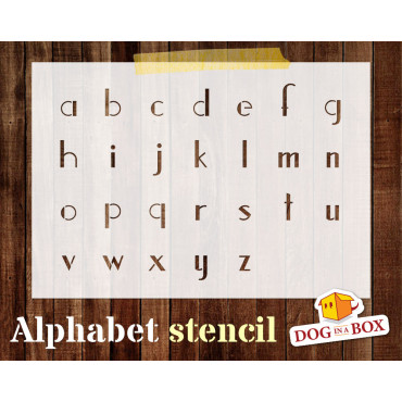 Pochoir alphabet n.6 -...