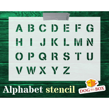 Alphabet stencil n.7 -...