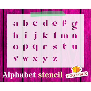 Stencil Alfabeto n.9 -...