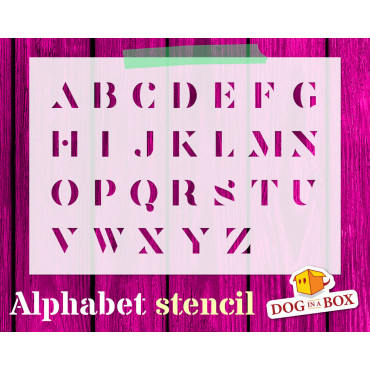 Alphabet stencil n.9 -...