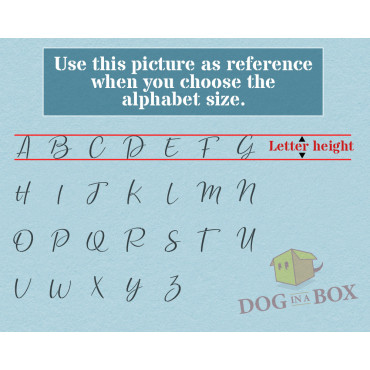 Alphabet stencil n.10 - Uppercase letters stencil. Font stencil for wood signs, wedding stencils or custom words.