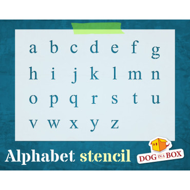 Pochoir alphabet n.12 -...