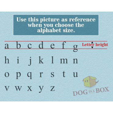 Alphabet stencil n.12 - Lowercase letters stencil. Times New Roman stencil for wood signs, wedding stencils or custom words.