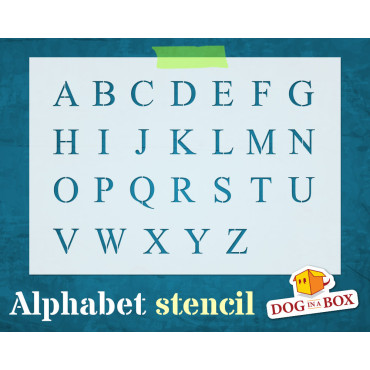 Stencil Alfabeto n.12 -...