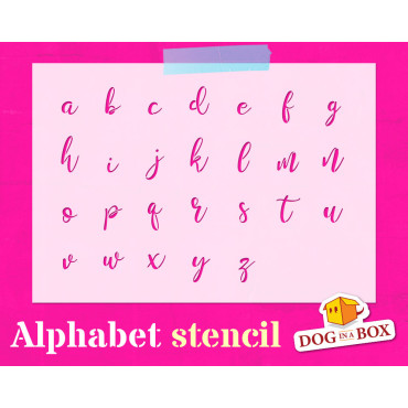 Alphabet-Schablone Nr. 13 -...