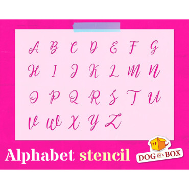 Pochoir Alphabet n.13 -...