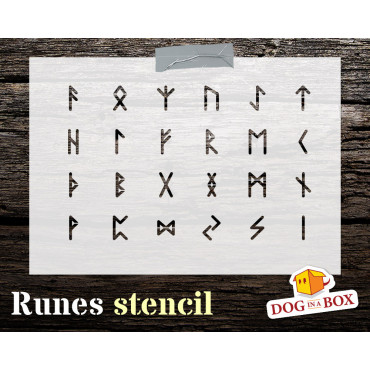 Runes stencil n.1 - Celtic...
