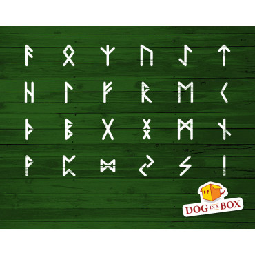 Runes stencil n.1 - Celtic runes stencils for wood sign, painting on stone and custom runes