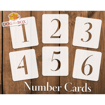Numbers stencils n.14 - Individual numbers stencils for wood signs and walls.