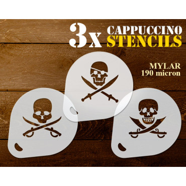 Pirate stencils n.3 (set of...