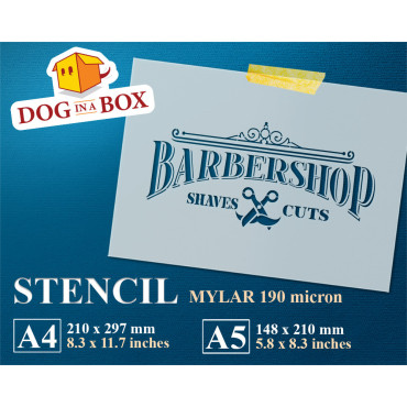 Stencil Barber Shop n.1 -...