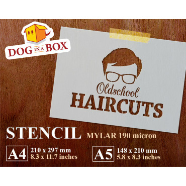 Pochoir Barber Shop n.3 -...