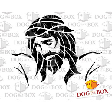 Jesus stencil n.6 - Reusable christian stencil for churches, wood signs, wall decor and catechism