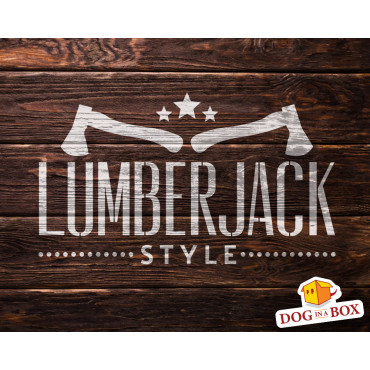 Lumberjack stencil n.2 - Reusable woodcutter stencil for vintage wood signs, walls and fabrics