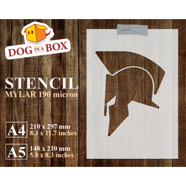 Spartan Helmet stencil n.4...