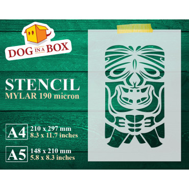 Tiki Totem Schablone Nr. 2...