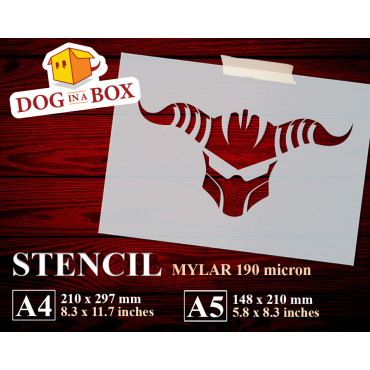 Warrior Helmet stencil n.1...