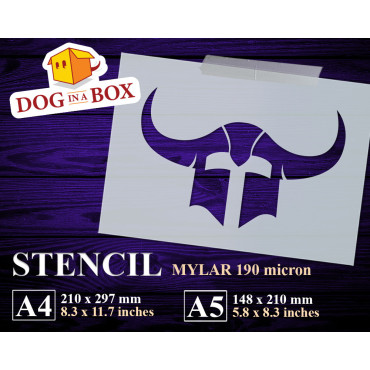 Pochoir de casque de...