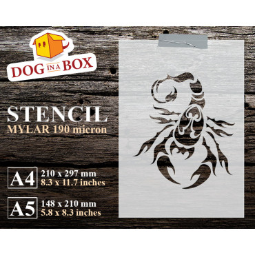 Stencil Scorpione n.3 -...