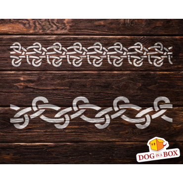 Celtic Knots pattern n.1 - Celtic stencil, seamless pattern stencil for wood, wall and home decor