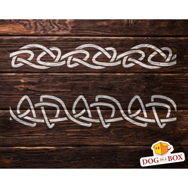 Celtic Knots pattern n.2 - Celtic stencil, seamless pattern stencil for wood, wall and home decor