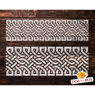 Celtic Knots pattern n.4 - Celtic stencil, seamless pattern stencil for wood, wall and home decor