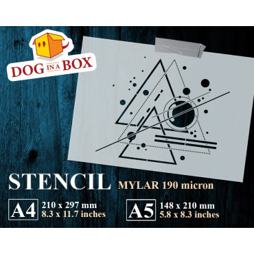 Stencil geometria sacra n.6...