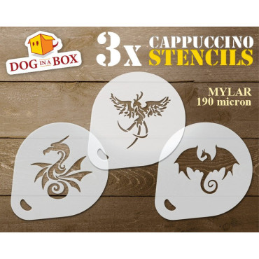 Stencil draghi n.1 (set di...