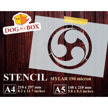 Pochoir de géométrie sacrée...