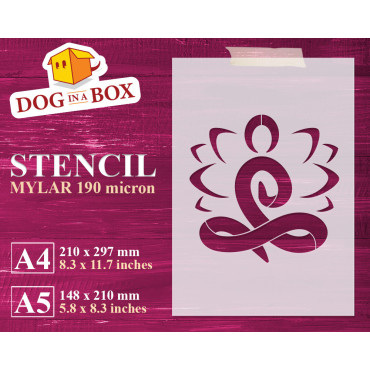 Yoga-Schablone n.2 -...