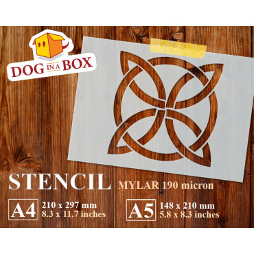Celtic Knot Schablone n.5 -...