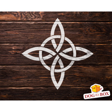 Celtic Knot stencil n.7 - Celtic Knot stencil for wood and walls. Reusable and multi-purpose