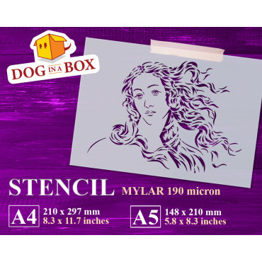 Botticelli's Venus stencil...